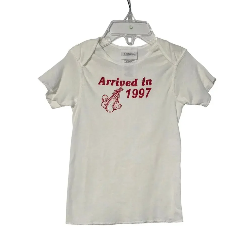 Carters Vintage Baby Tee Arrived in 1997‎ Size 2T New